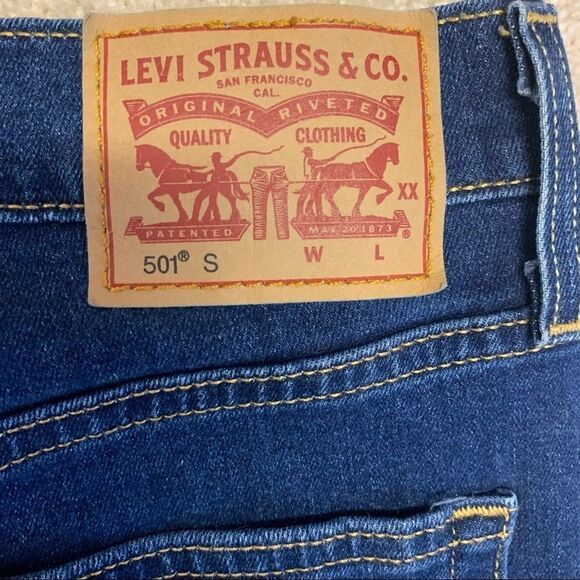 Levi’s NWOT 501 Skinny high Waist button fly jeans size 29 - Picture 8 of 14